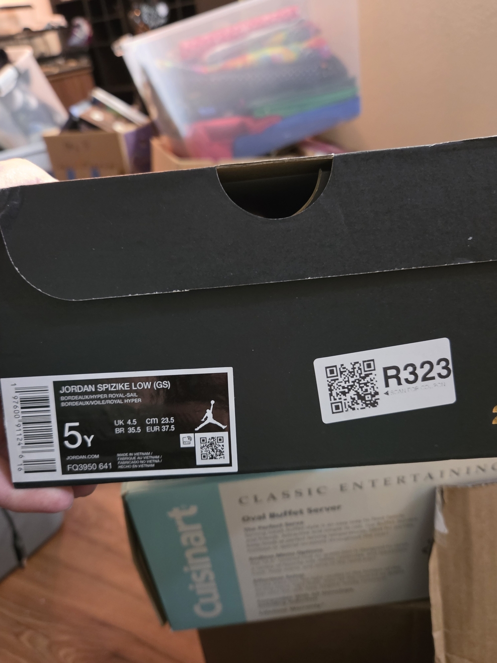 Nike Jordan Spizike Low (GS) 5Y - Purple